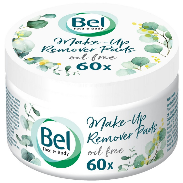 Bel Beauty odlakovací vlhčené tampony na nehty s aloe vera 60 ks