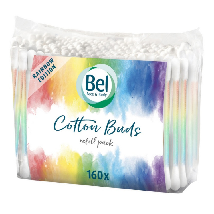 Bel Rainbow vatové tyčinky 160 ks