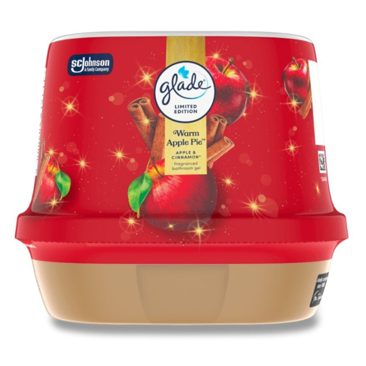 Glade Warm Apple Pie jablko a skořice gelový osvěžovač vzduchu 180 g