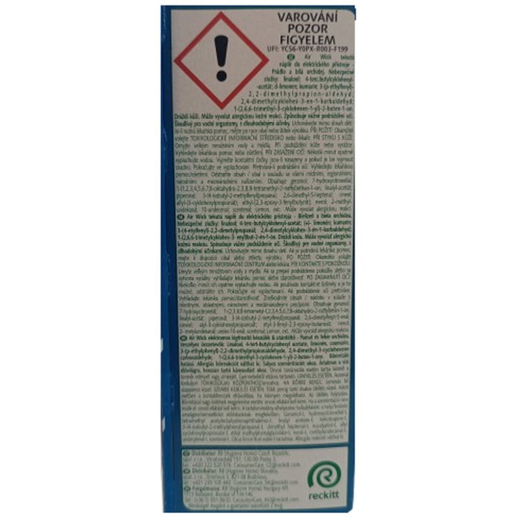 Air Wick Essential Mist Linen &amp; White Orchid - Prádlo a bílá orchidej aroma difuzér komplet 20 ml