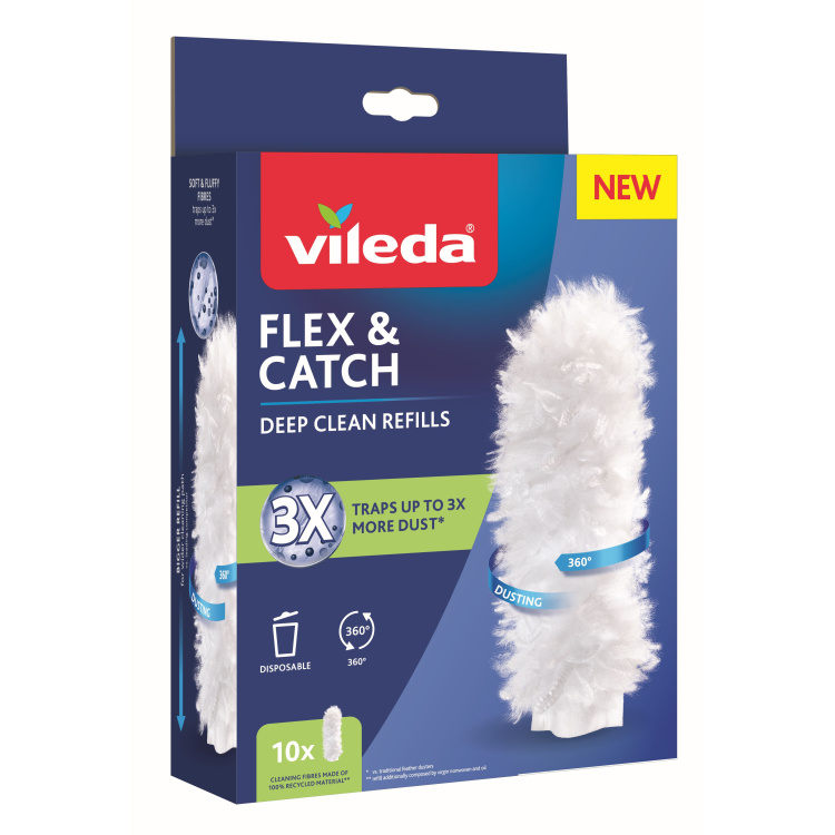 Vileda Flex &amp; Catch náhrada k prachovce 10 ks