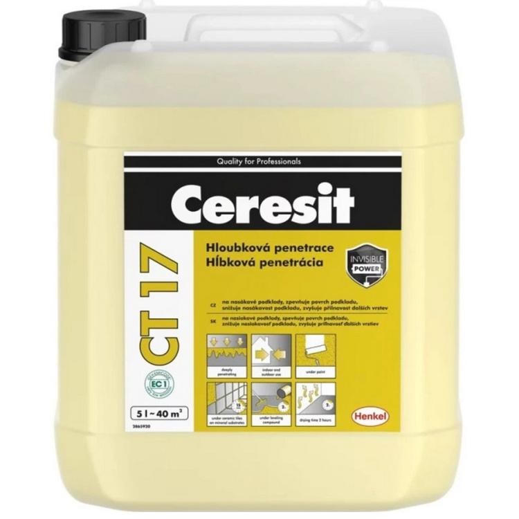 Ceresit CT 17 hloubkový penetrační nátěr 5 l