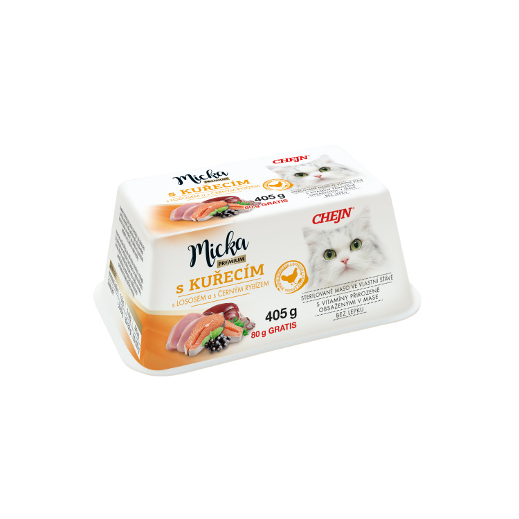 MICKA s kuřecím vanička 405g (325g+80g GRATIS