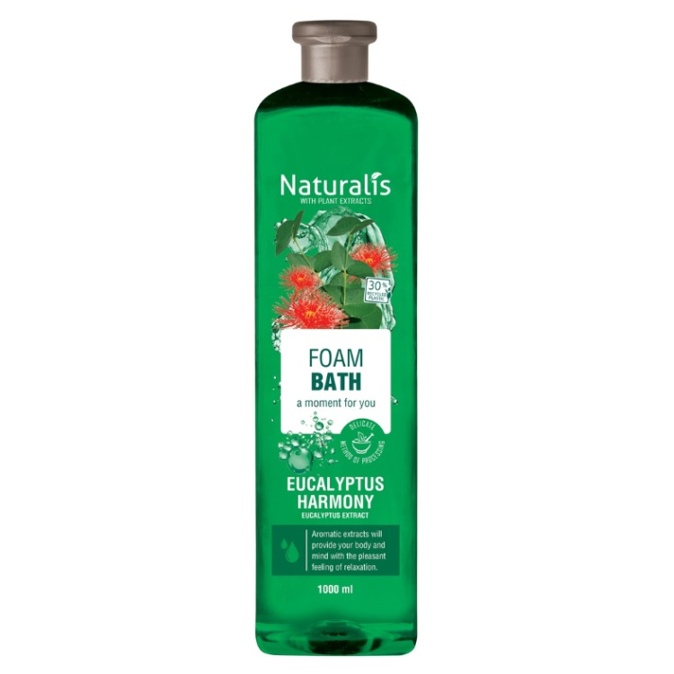 Naturalis pěnivá koupel - Eucalyptus Harmony 1000 ml