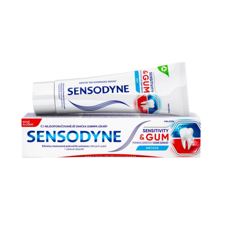Sensodyne Sensitivity &amp; Gum Mátová zubní pasta 75 ml