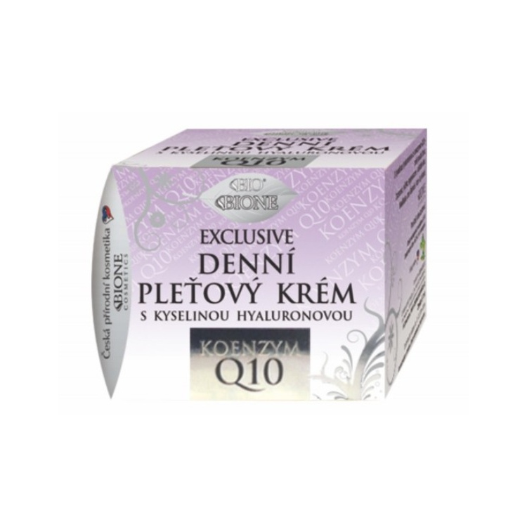 BIO BIONE EXCLUSIVE denní pleťový krém s kyselinou hyaluronovou Q10, 51 ml