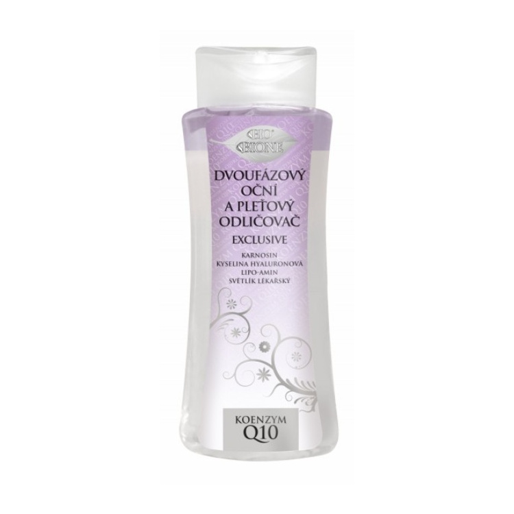 BIO BIONE EXCLUSIVE Dvoufázový oční a pleťový odličovač Q10 255 ml