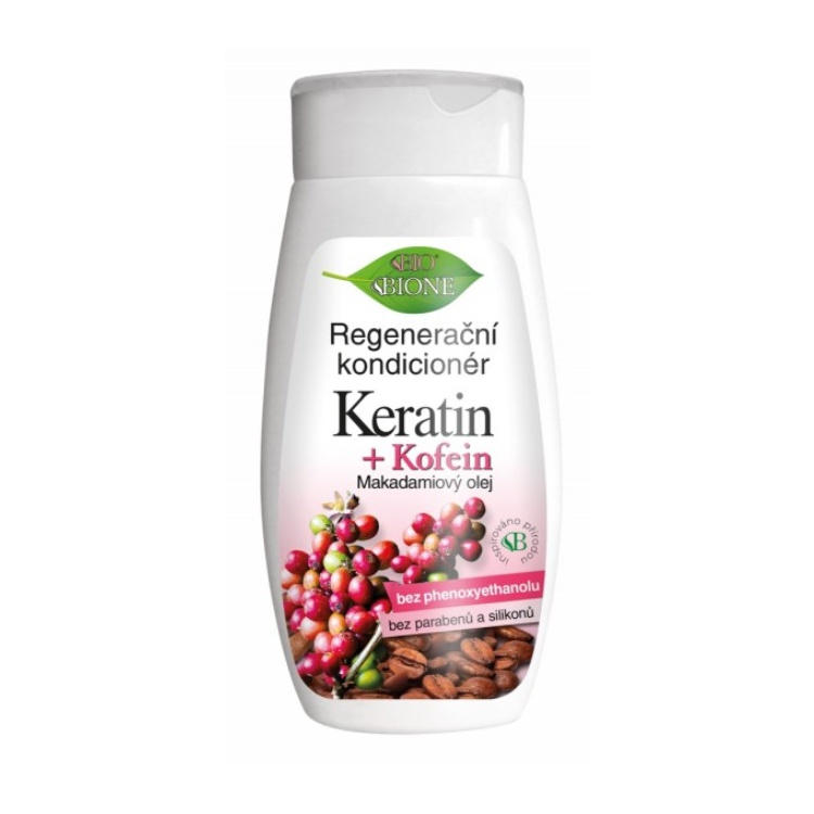 BIO BIONE KERATIN + KOFEIN Regenerační kondicionér 260 ml