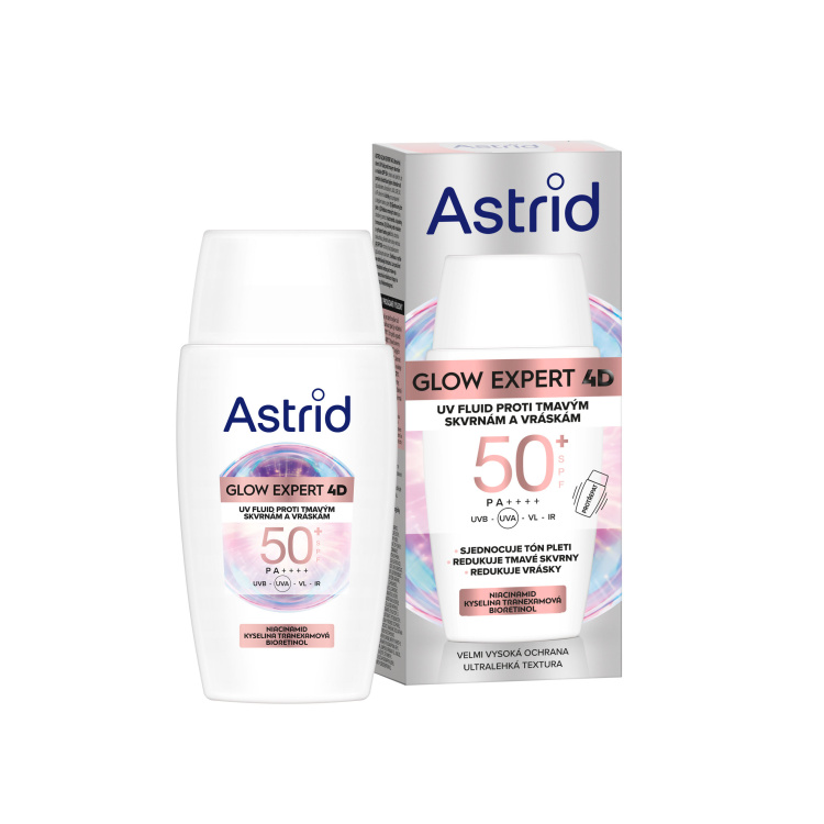Astrid Glow Expert denní fluid proti vráskám 50 ml