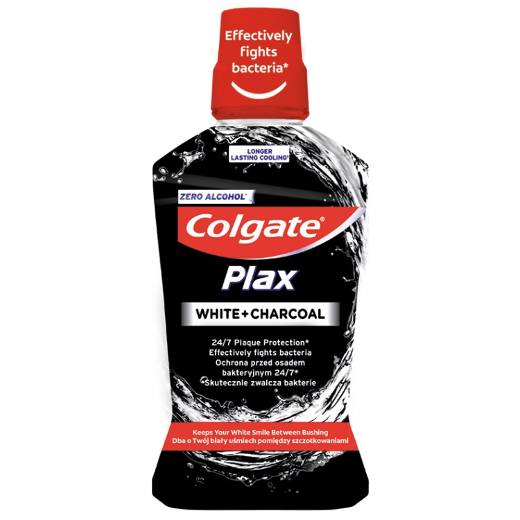 Colgate White Charcoal ústní voda 500 ml
