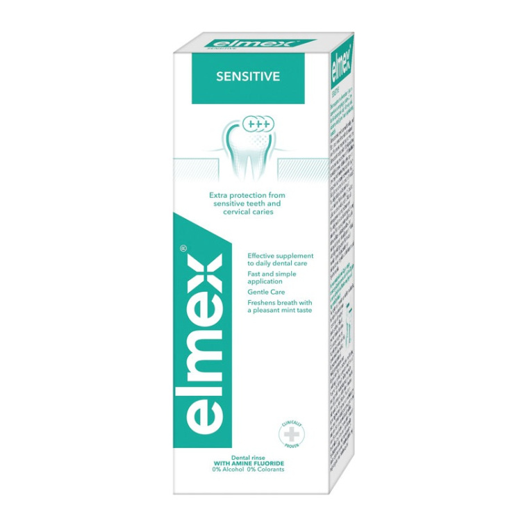 Elmex Sensitive Plus ústní voda 400 ml