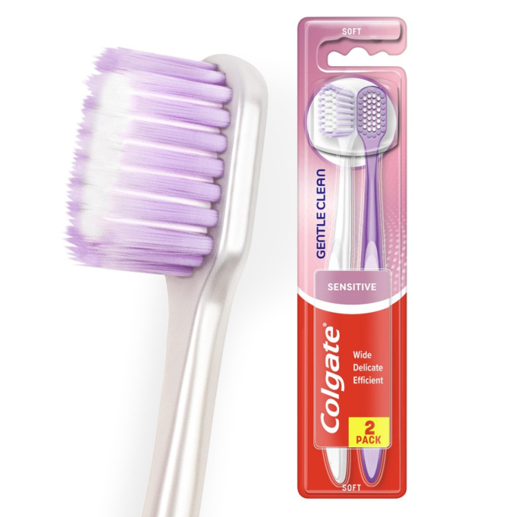 Colgate Gentle Clean Sensitive zubní kartáček 2-pack