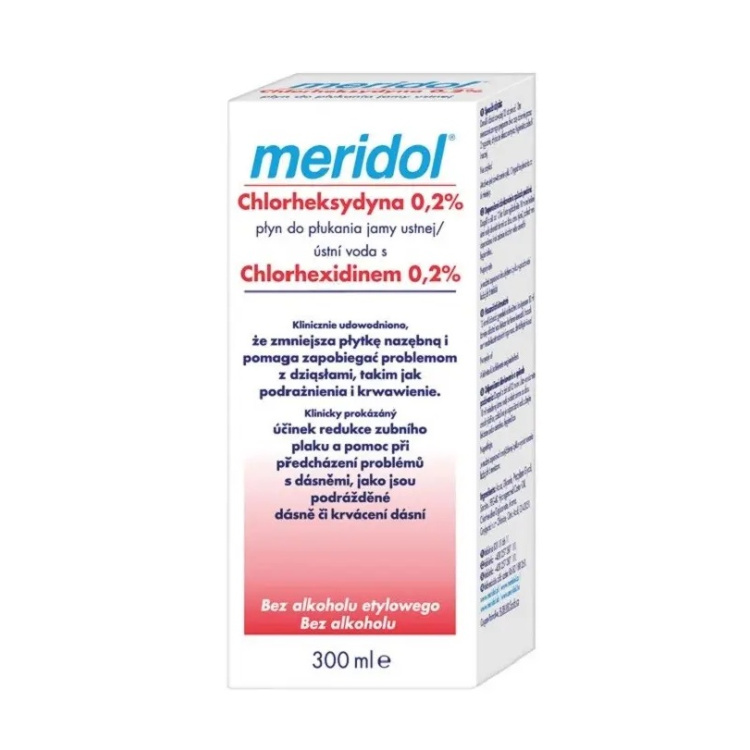 Meridol chlorhexidine ústní voda 300 ml