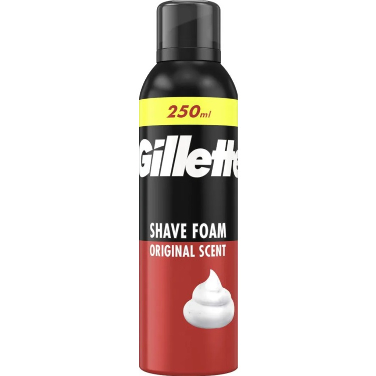 Gillette Holicí pěna Original 250 ml