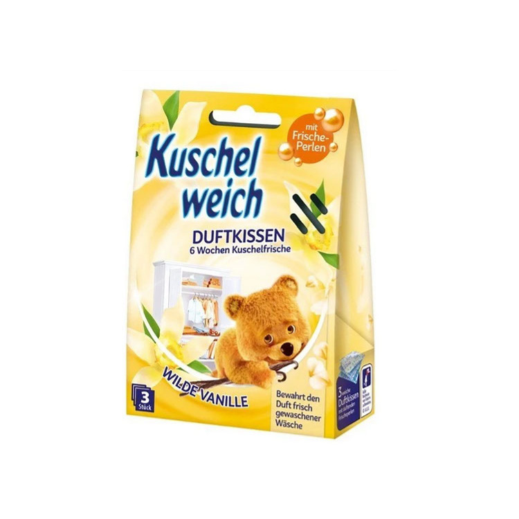 Kuschelweich vonné sáčky do skříně Divoká vanilka 3 ks