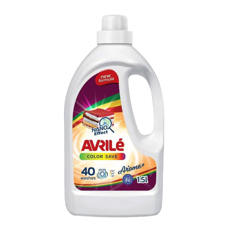 Avrilé Color Save prací gel na barevné prádlo, 40 praní 1,5 l