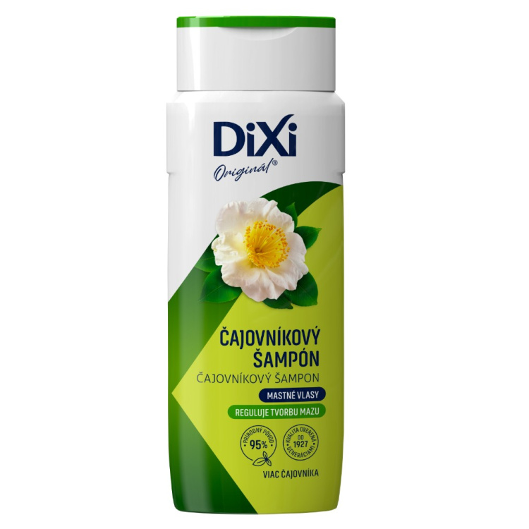 Dixi čajovníkový šampon pro mastné vlasy, 400 ml