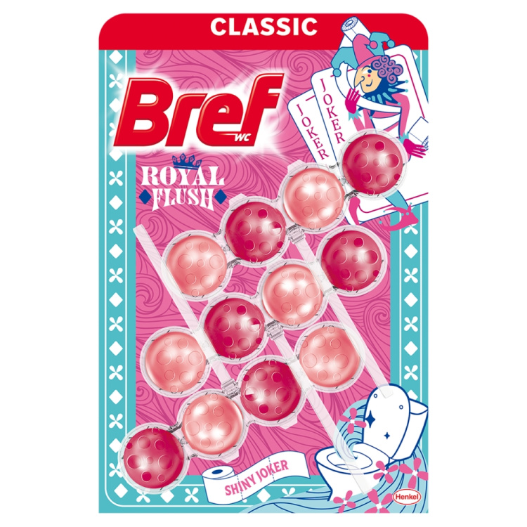 Bref WC Shiny Joker, WC kuličky, 3 × 50 g