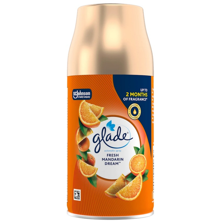 Glade náhradní náplň do automatického osvěžovače vzduchu Fresh Mandarin Dream 269ml