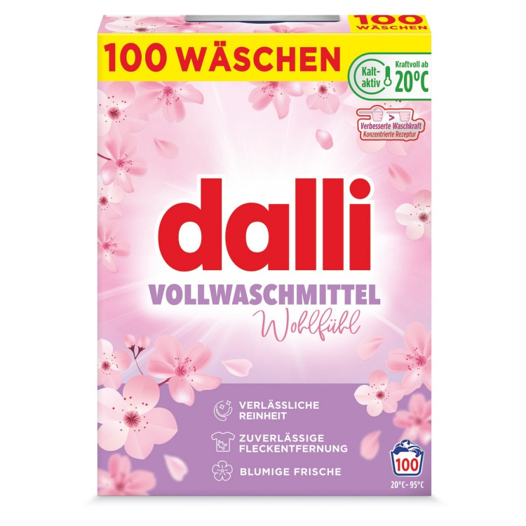 Dalli Wohlfühl prací prášek na vlnu, 100 praní, 5 kg