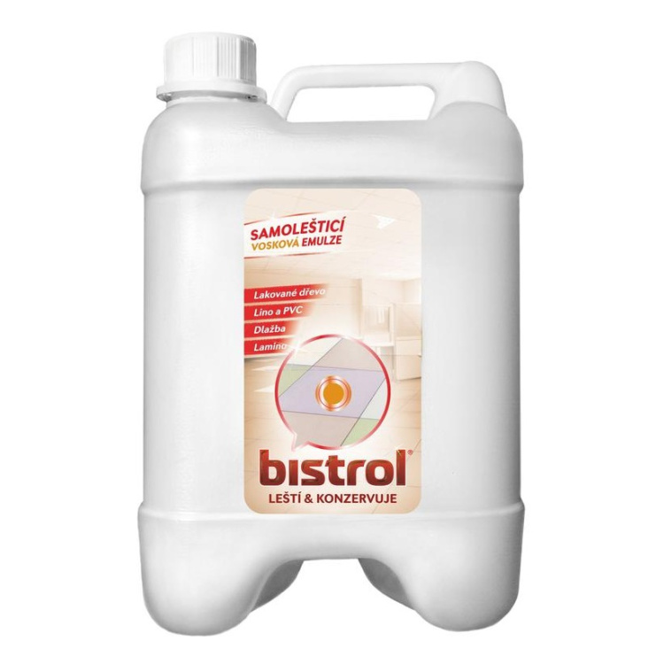 Bistrol samoleštící vosková emulze na podlahy, 5 l