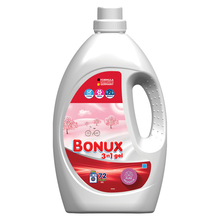 Bonux Color Pure Magnolia prací gel, 72 praní, 3,6 l