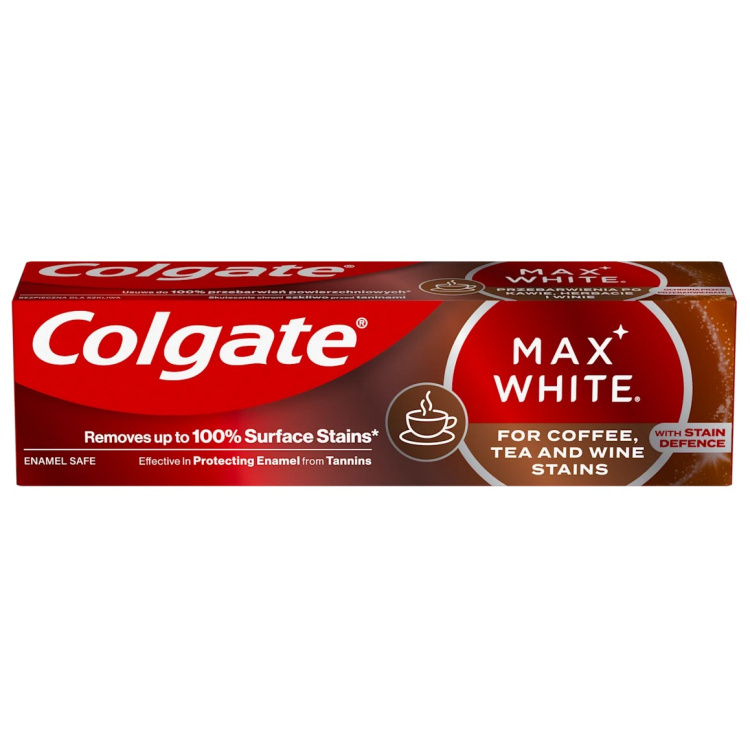 Colgate Max White One Coffee, Tea &amp; Wine zubní pasta, 75 ml
