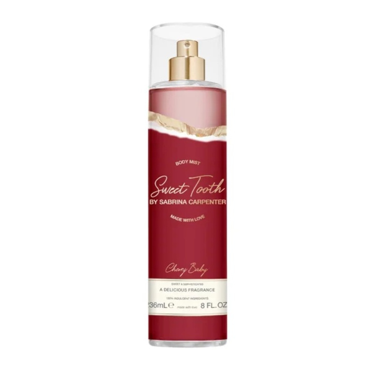 Sabrina Carpenter tělový sprej Cherry Baby 236ml