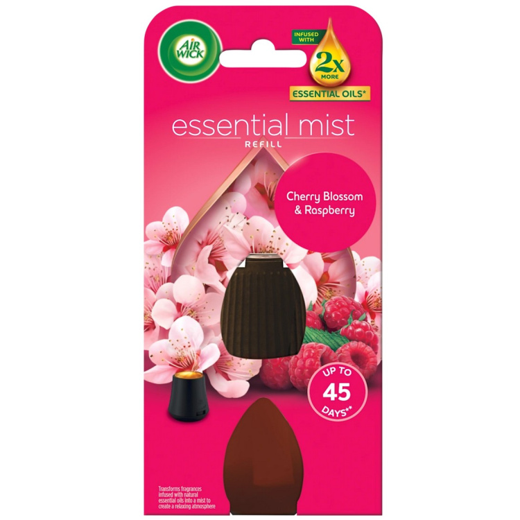 Air Wick Aroma difuzér náplň Třešňový květ &amp; Malina, 20 ml
