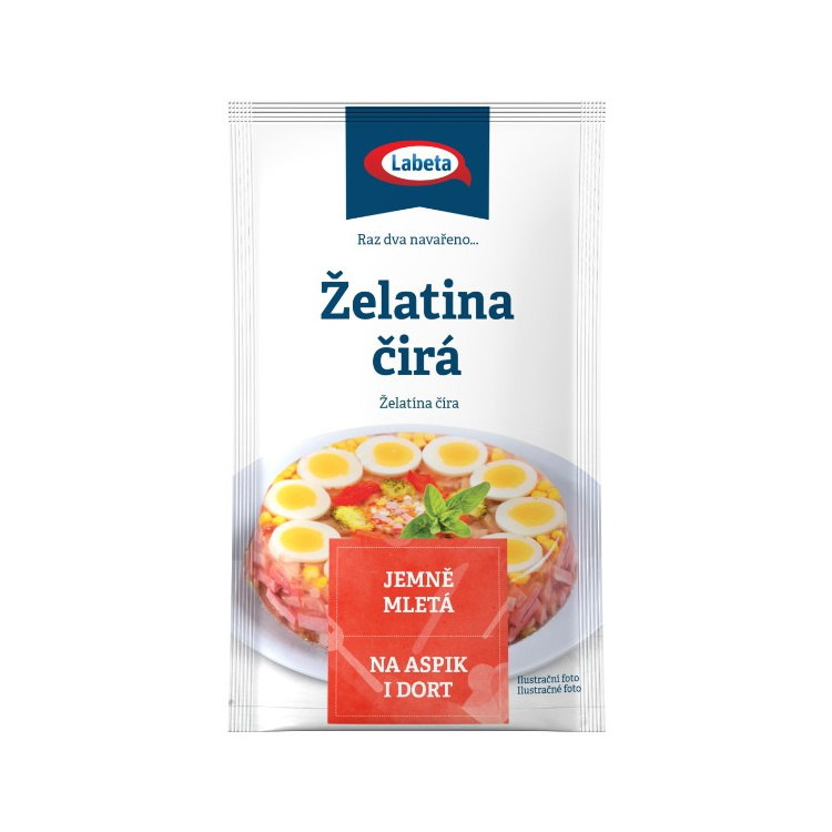 Labeta želatina čirá, 20 g