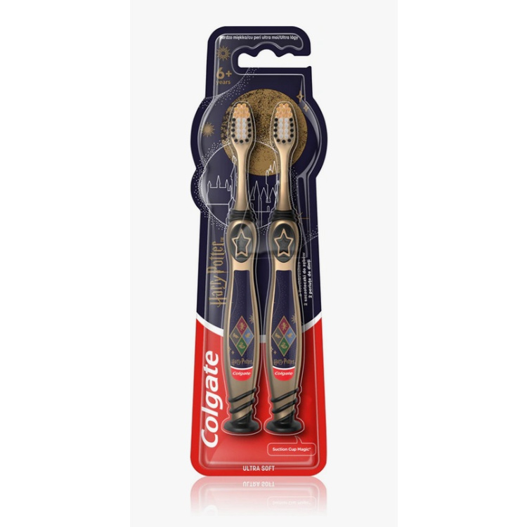 Colgate Zubní kartáček pro děti Harry Potter Extra soft 2 ks