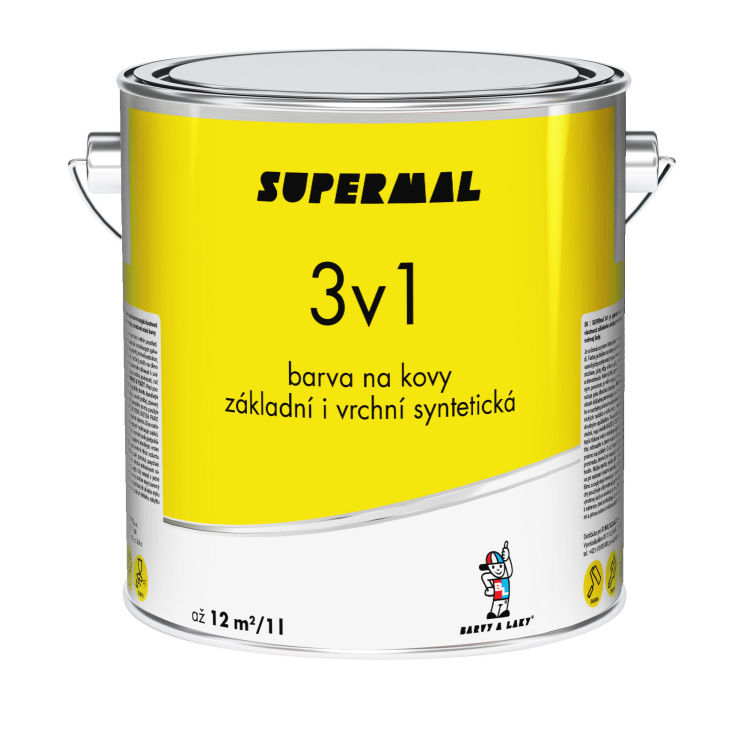 Supermal 3v1 S2177 syntetická barva na kovy