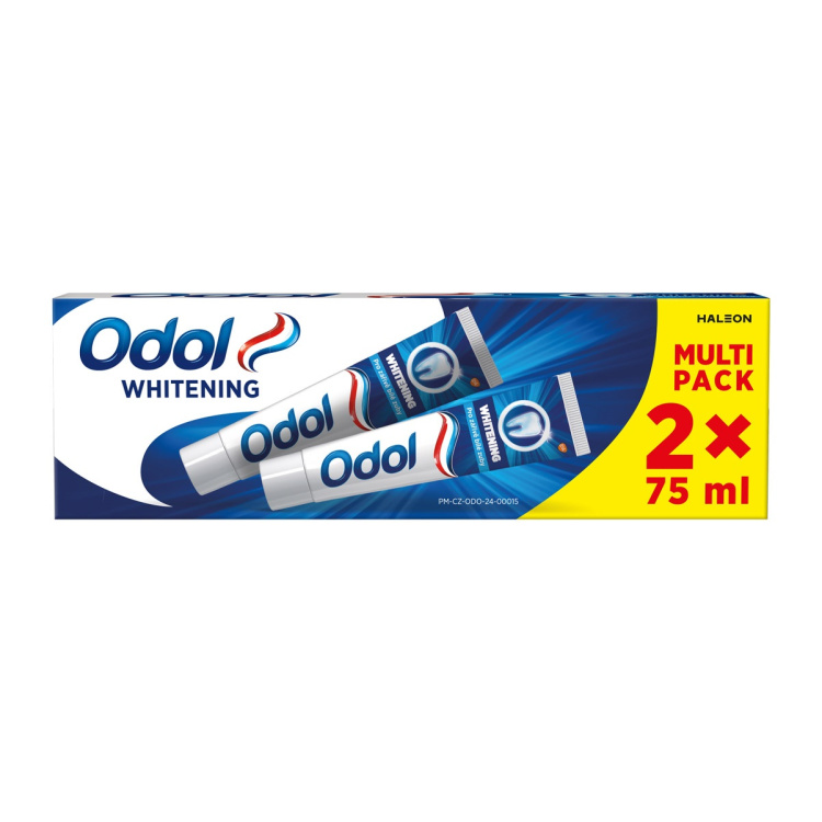 Odol Whitening zubní pasta Duo Pack, 2 × 75 ml