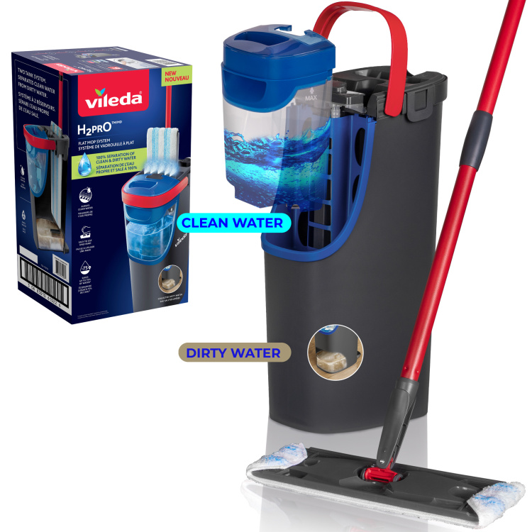 Vileda H2PRO plochý mop kompletní sada