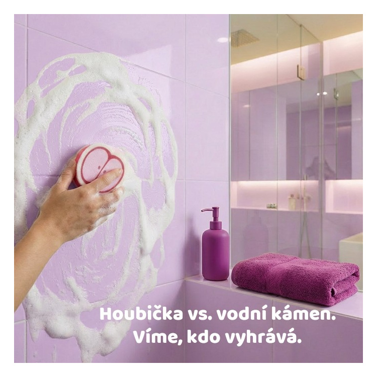 Vileda Punch houba na nádobí s vůní jablka, 1 kus