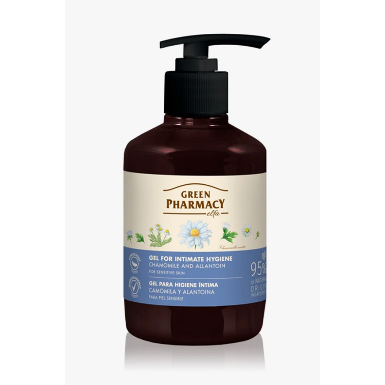 Green Pharmacy Intimní gel s heřmánkem a allantoinem, 370 ml