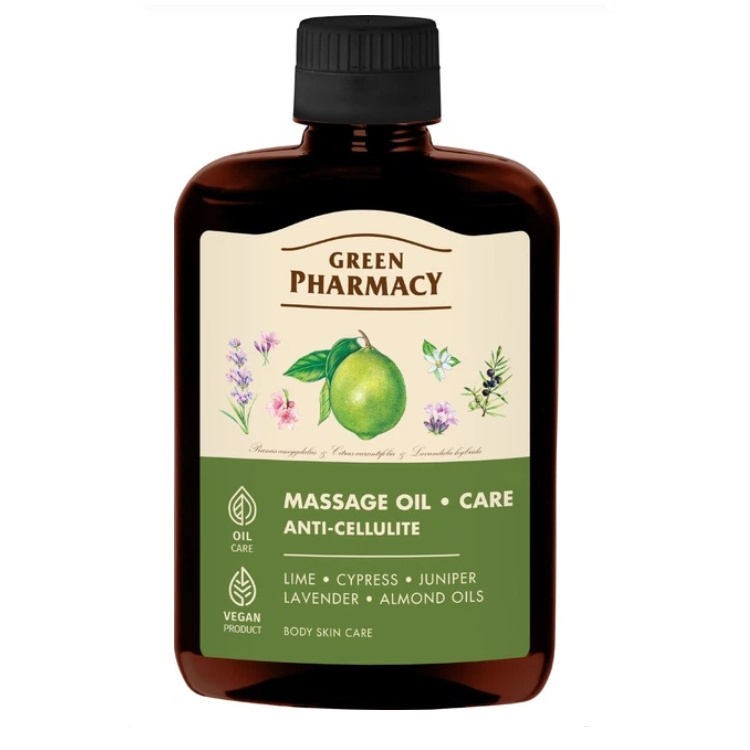 Green Pharmacy Masážní olej proti celulitidě 200 ml