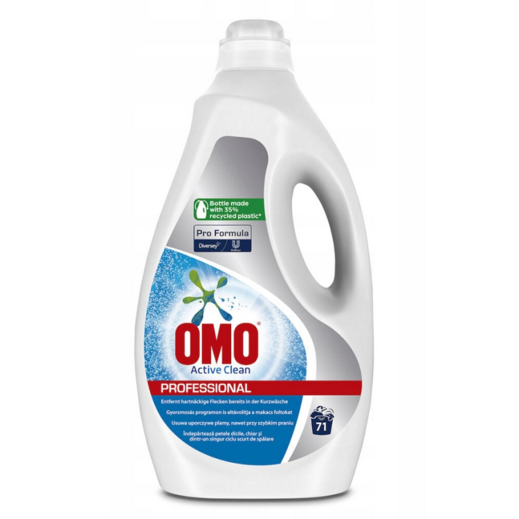 Omo Professional Active Clean univerzální prací gel 71 dávek, 5 l