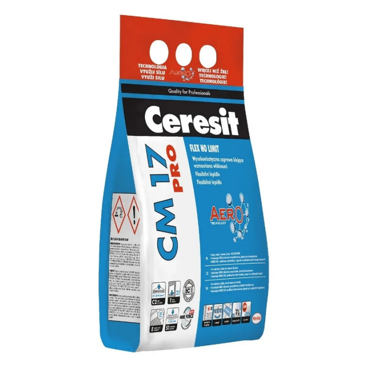 Ceresit CM 17 Pro Flex flexibilní cementové lepidlo 5 kg