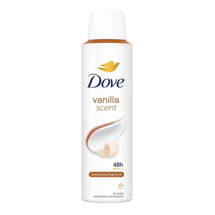 Dove Vanilla Scent antiperspirant pro ženy 150 ml