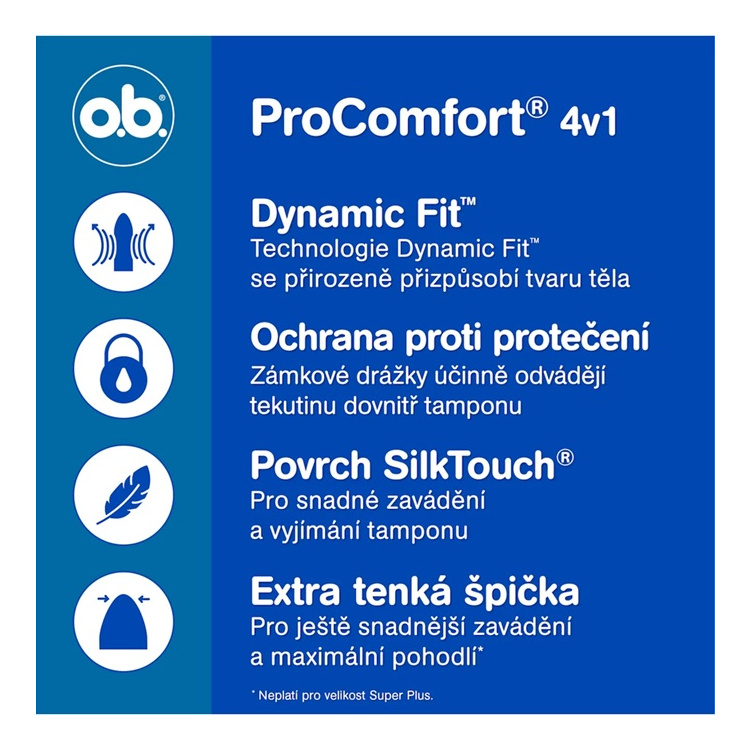 o.b. ProComfort tampony mini 16 kusů
