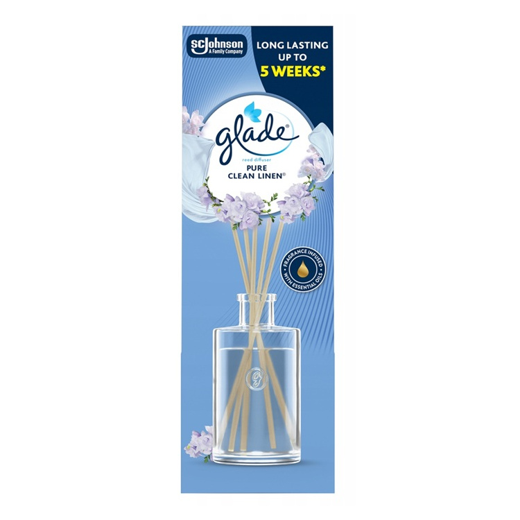 Glade Pure Clean Linen vonné tyčinky 50 ml