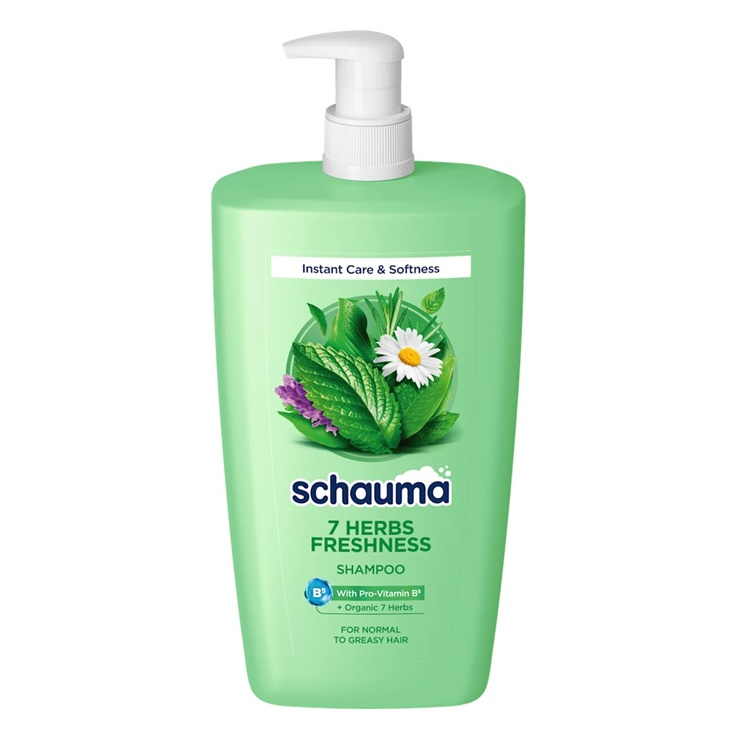 Schauma 7 bylin šampon na vlasy s pumpičkou 1000 ml