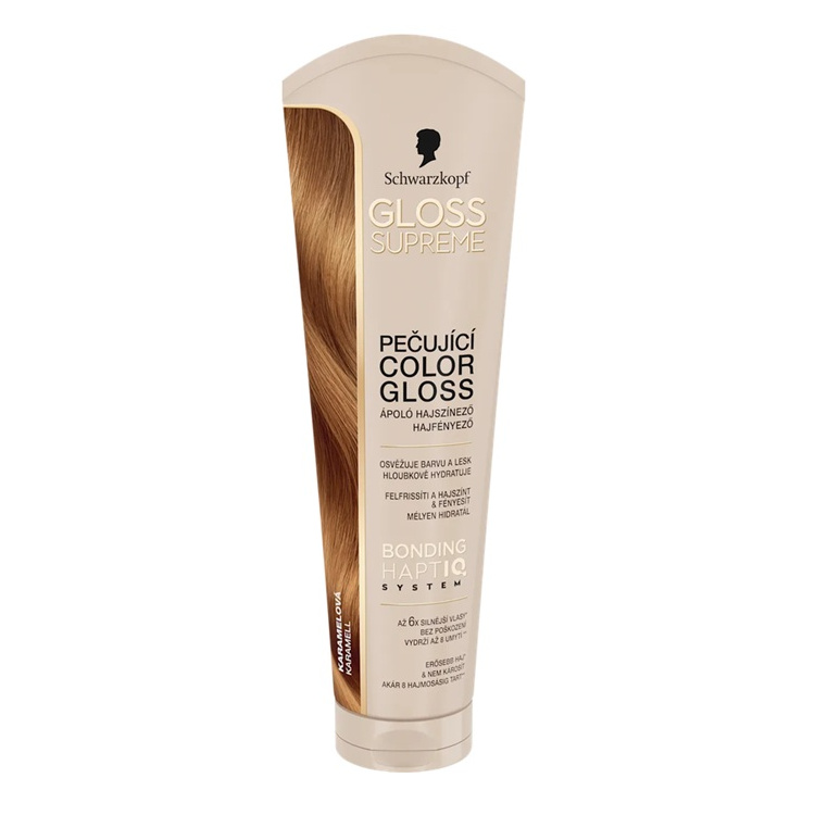 Schwarzkopf Gloss Supreme barva na vlasy karamelová 30 ml