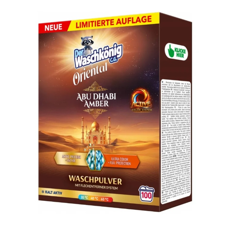 Waschkönig Oriental Color prací prášek box 100 dávek, 6 kg