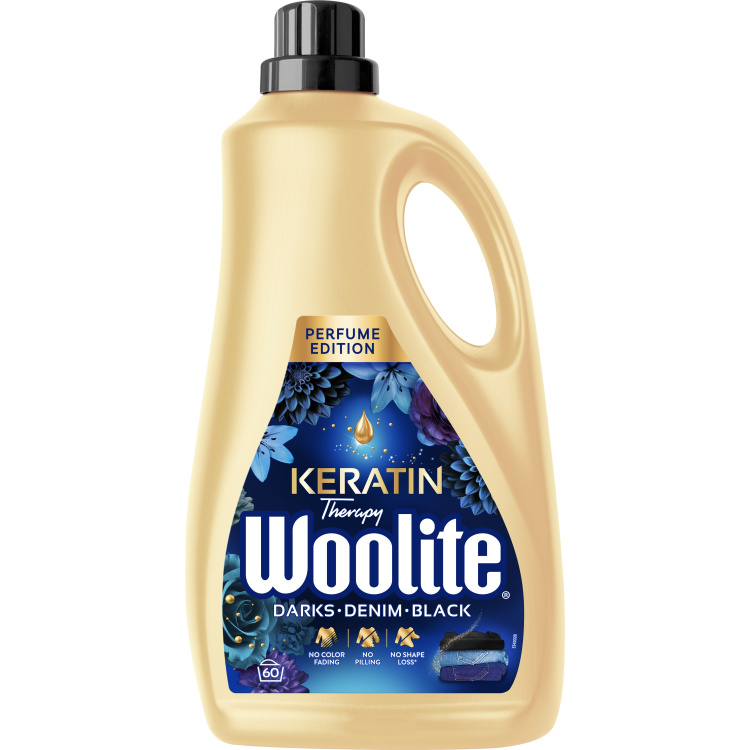 Woolite Black Keratin Perfume Edition prací gel na černé prádlo 60 dávek, 3,6 l