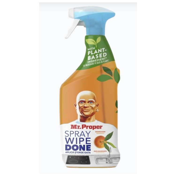 Mr. Proper Wipe Done čistič kuchyně s vůní mandarinky 800 ml