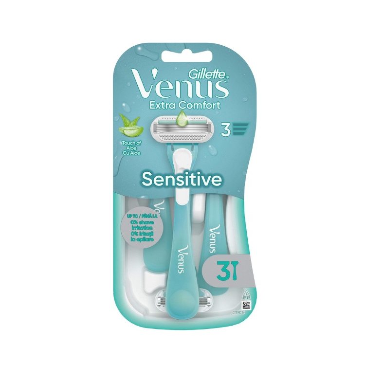 Gillette Venus Extra Comfort Sensitive jednorázová holítka, 3 ks