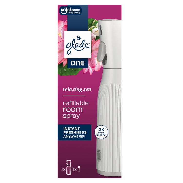 Glade ONE osvěžovač vzduchu + náplň Relaxing Zen 10ml