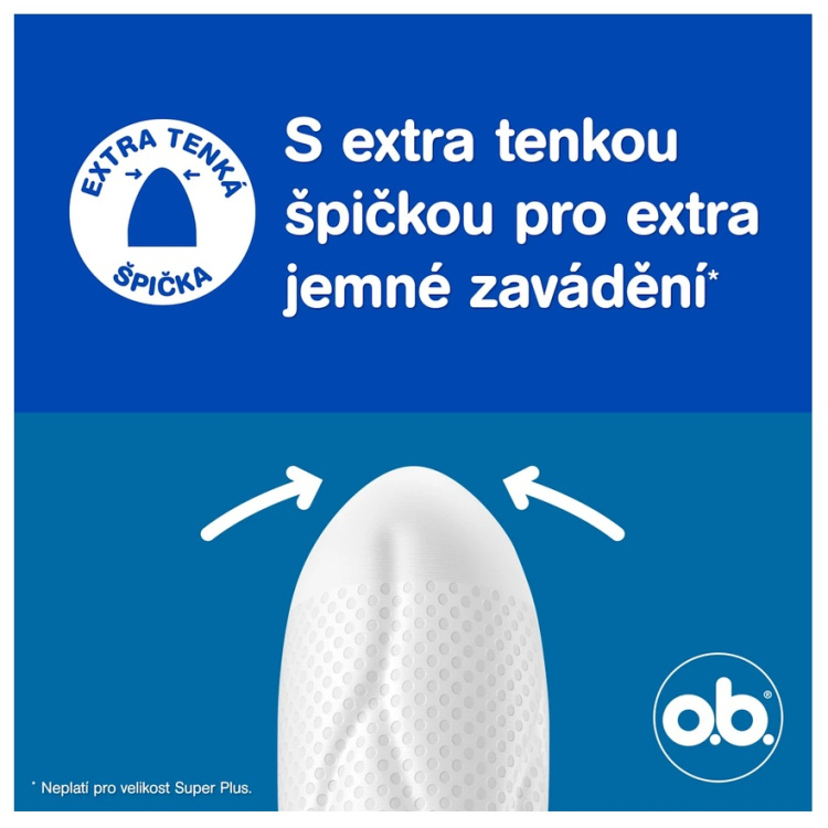 O.B. ProComfort tampony super nové, 32 kusů
